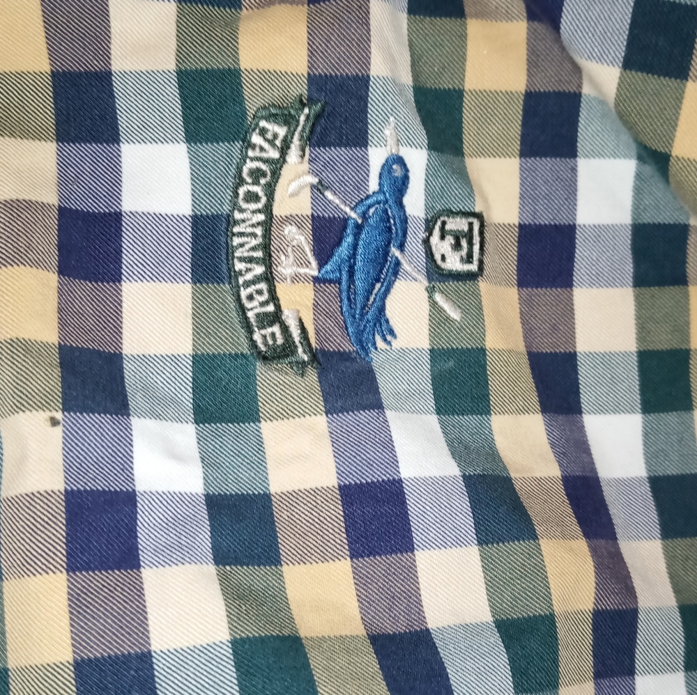 Facconable Button Up Shirt Preowned - image 2
